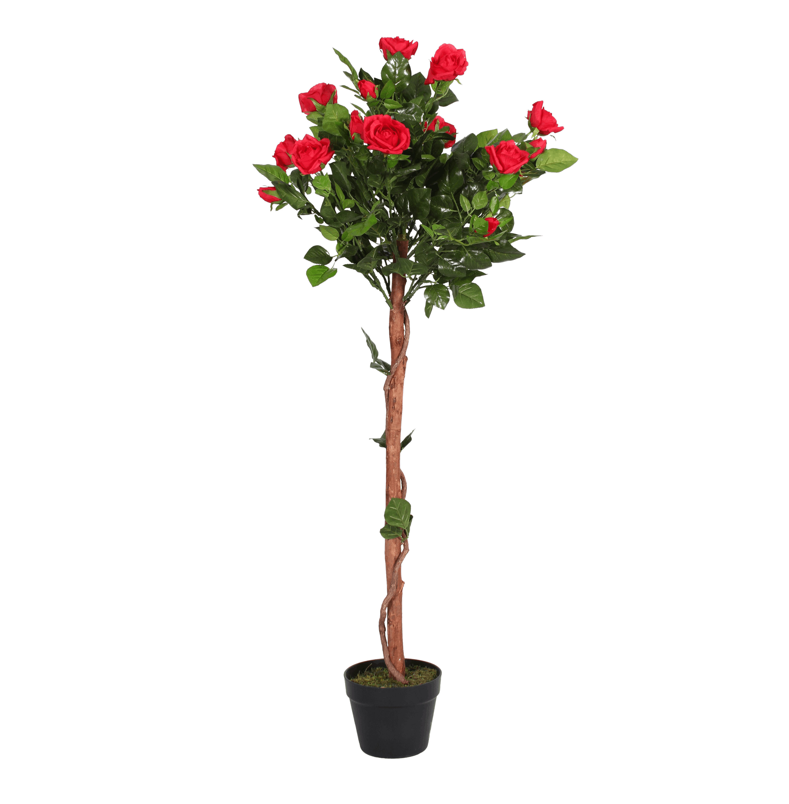 Artificial Rose Ball Tree Fake Rose Tree Blooming Artificial